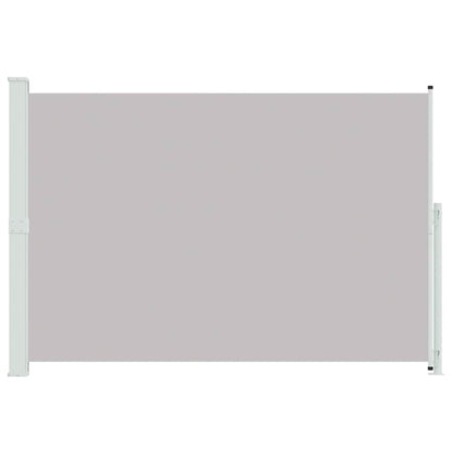 vidaXL Patio Retractable Side Awning 200x314 cm Grey