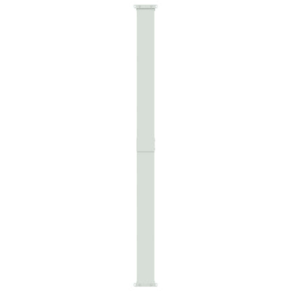 vidaXL Patio Retractable Side Awning 200x314 cm Grey