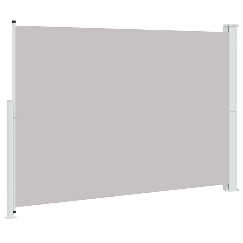vidaXL Patio Retractable Side Awning 200x314 cm Grey