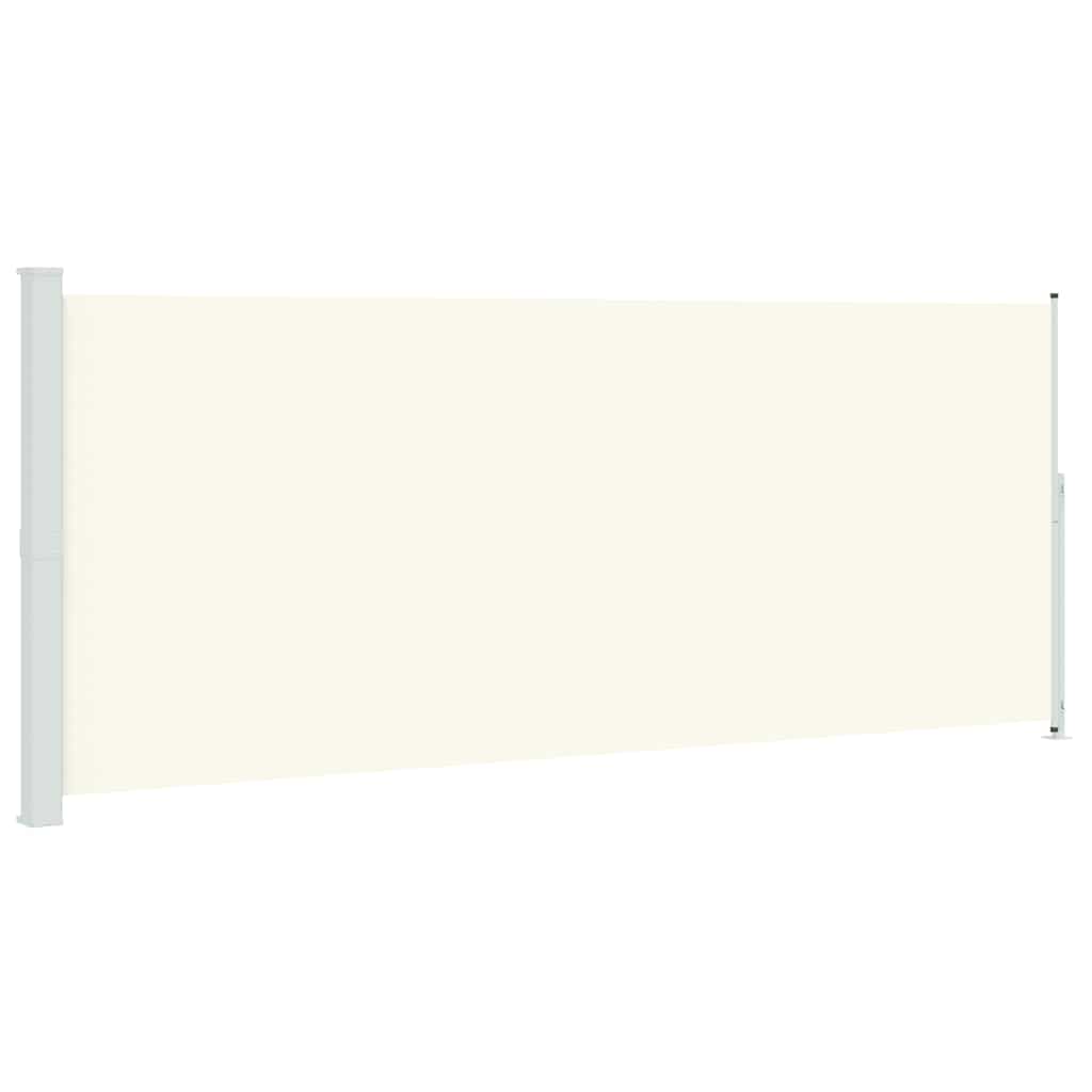 vidaXL Patio Retractable Side Awning 200x514 cm Cream