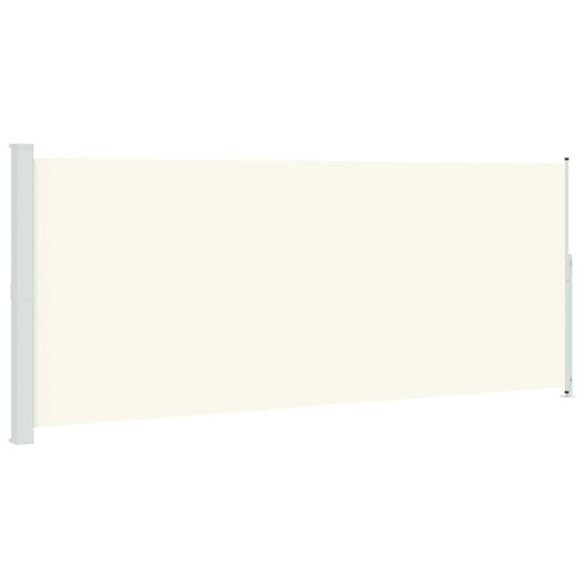 vidaXL Patio Retractable Side Awning 200x514 cm Cream