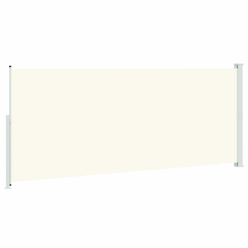 vidaXL Patio Retractable Side Awning 200x514 cm Cream