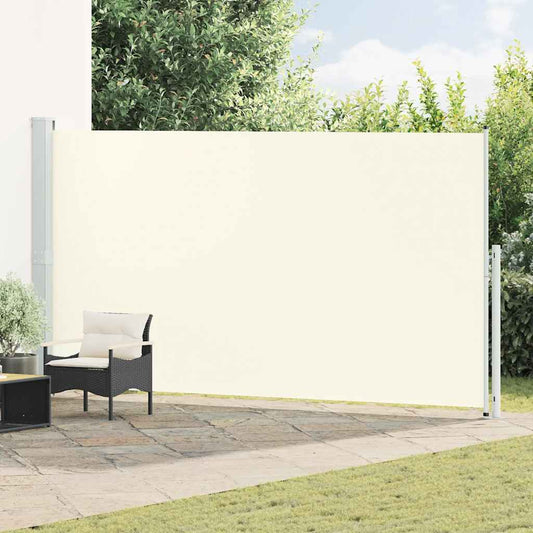 vidaXL Patio Retractable Side Awning 200x514 cm Cream