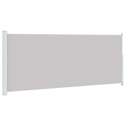 vidaXL Patio Retractable Side Awning 200x514 cm Grey
