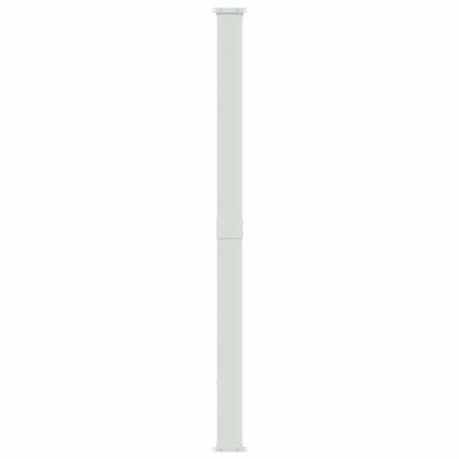 vidaXL Patio Retractable Side Awning 220x314 cm Black