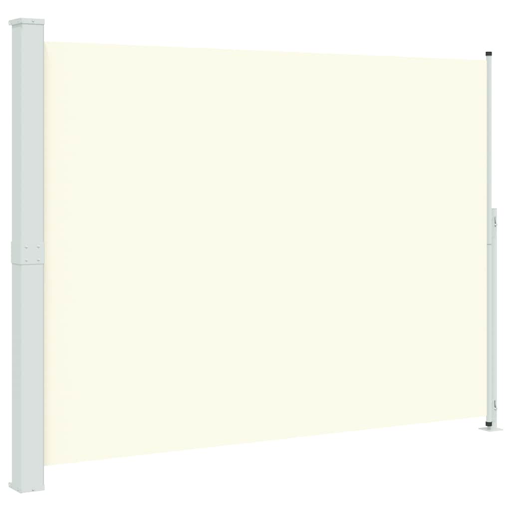 vidaXL Patio Retractable Side Awning 220x314 cm Cream