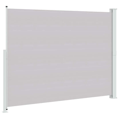 vidaXL Patio Retractable Side Awning 220x300 cm Grey