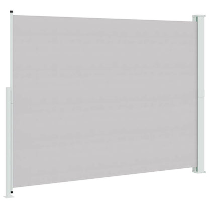 vidaXL Patio Retractable Side Awning 220x314 cm Grey