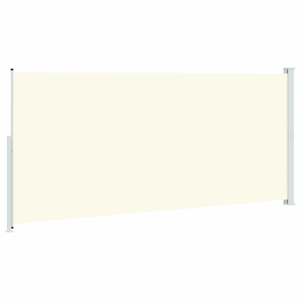 vidaXL Patio Retractable Side Awning 220x514 cm Cream