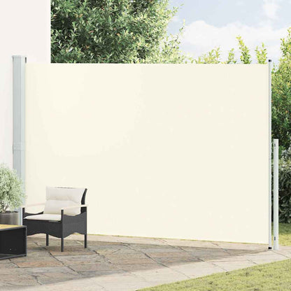 vidaXL Patio Retractable Side Awning 220x514 cm Cream