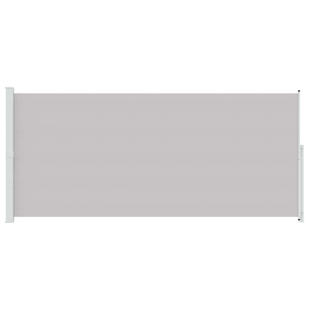 vidaXL Patio Retractable Side Awning 220x514 cm Grey