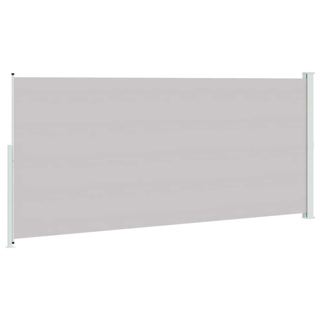 vidaXL Patio Retractable Side Awning 220x514 cm Grey
