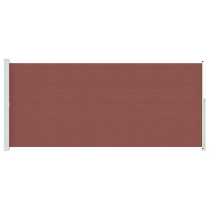 vidaXL Patio Retractable Side Awning 220x500 cm Brown