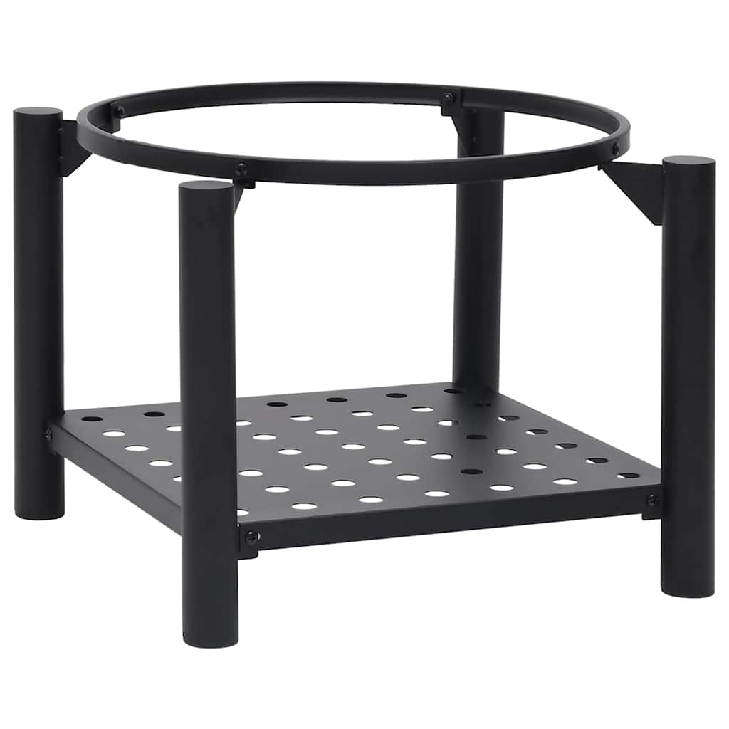 vidaXL Fire Pit with Poker 54x54x55 cm Steel