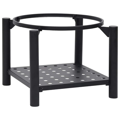 vidaXL Fire Pit with Poker 54x54x55 cm Steel
