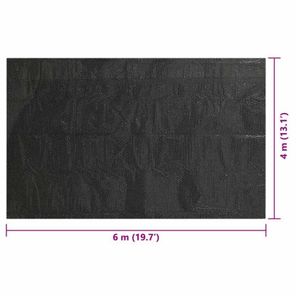 vidaXL Pool Cover | Black | PE film with air chambers | Large | Water-resistant