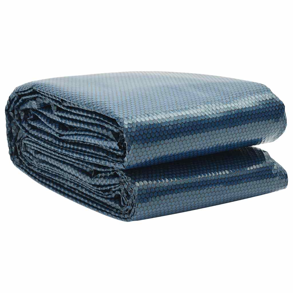 vidaXL Floating PE Solar Pool Film 356 cm Black and Blue