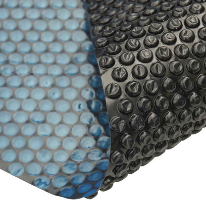 vidaXL Floating PE Solar Pool Film 356 cm Black and Blue