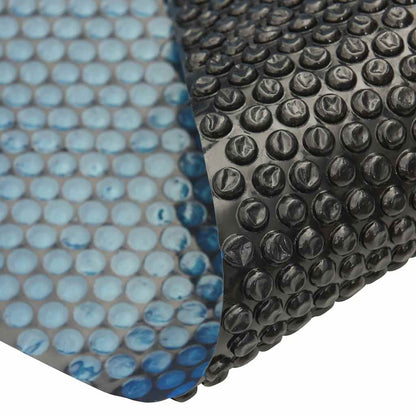 92975 vidaXL Floating PE Solar Pool Film 381 cm Black and Blue