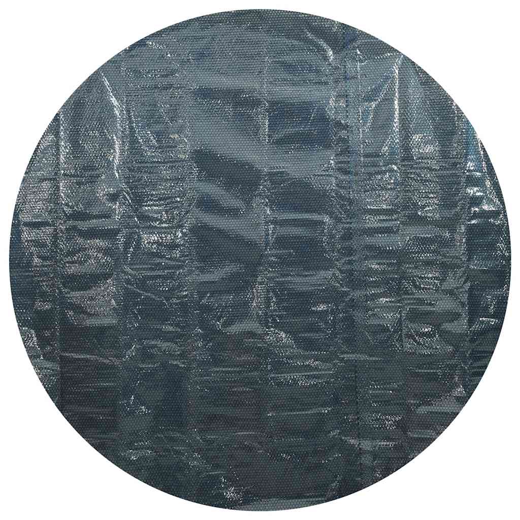 92975 vidaXL Floating PE Solar Pool Film 381 cm Black and Blue