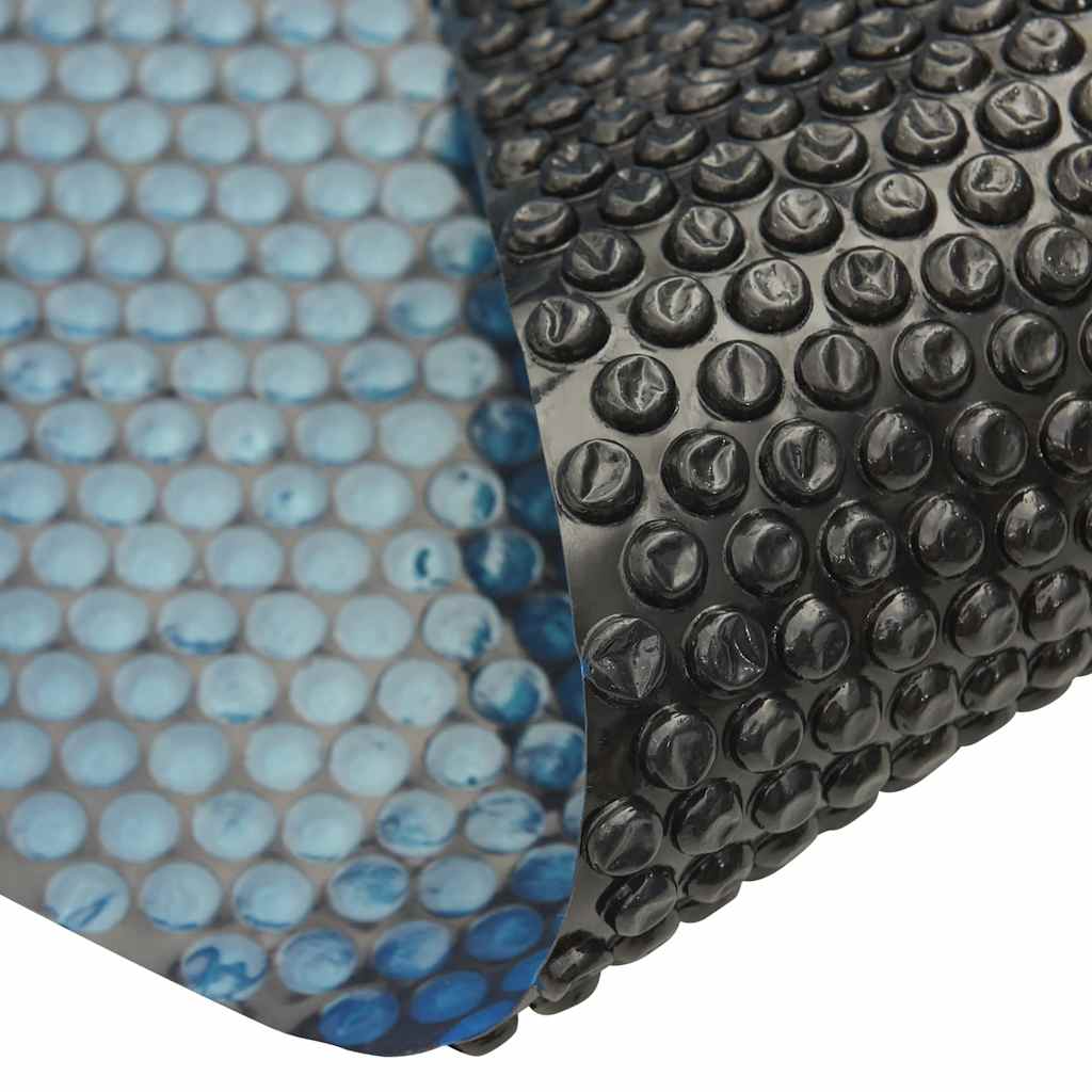 92976 vidaXL Floating PE Solar Pool Film 417 cm Black and Blue