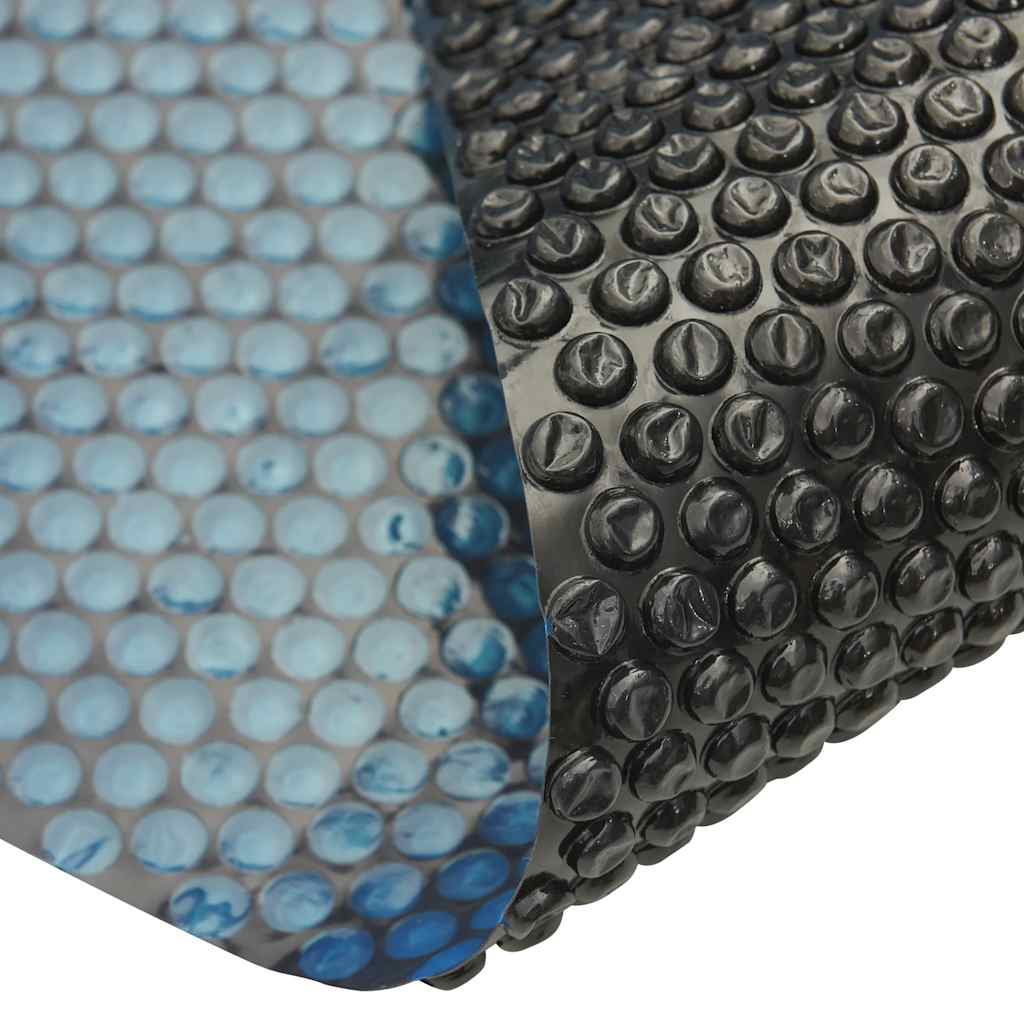 vidaXL Floating PE Solar Pool Film 549x274 cm Black and Blue