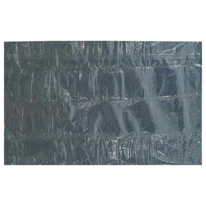 vidaXL Pool Cover | Black and Blue | Thick PE film with air chambers