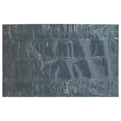 vidaXL Pool Cover | Black and Blue | Thick PE film with Air Chambers
