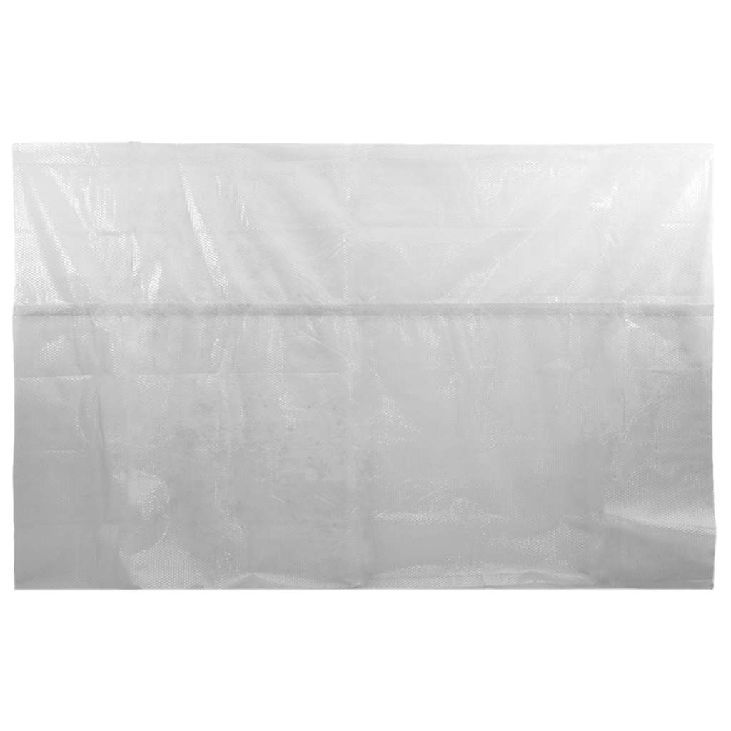 vidaXL Floating PE Solar Pool Film 450x220 cm Grey