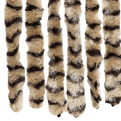 vidaXL Insect Curtain Beige and Brown 56x185 cm Chenille