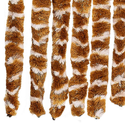 vidaXL Insect Curtain Ochre and White 56x185 cm Chenille