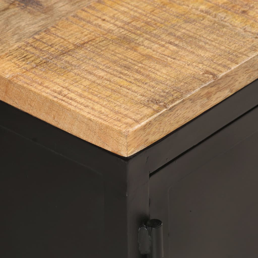 vidaXL Coffee Table 90x50x37 cm Solid Rough Mango Wood