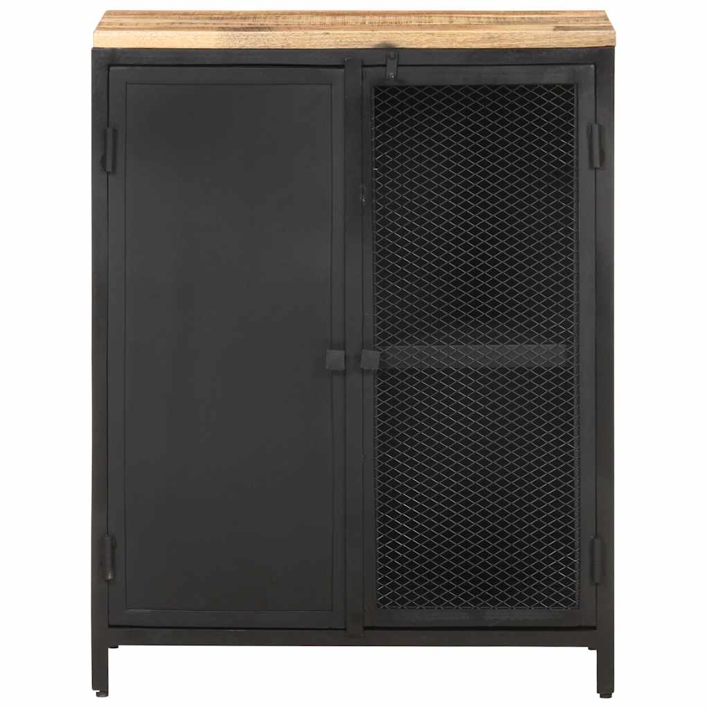 vidaXL Sideboard 60x35x78 cm Solid Rough Mango Wood