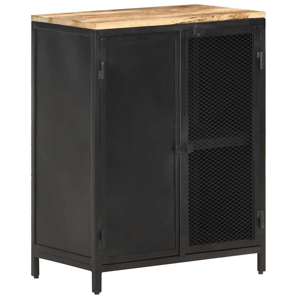 vidaXL Sideboard 60x35x78 cm Solid Rough Mango Wood