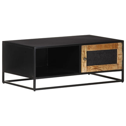 323149 vidaXL Coffee Table 90x50x35 cm Rough Mango Wood