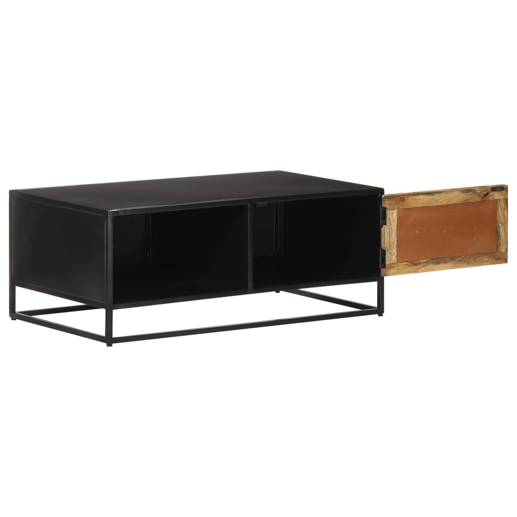 vidaXL Coffee Table 90x50x35 cm Rough Mango Wood