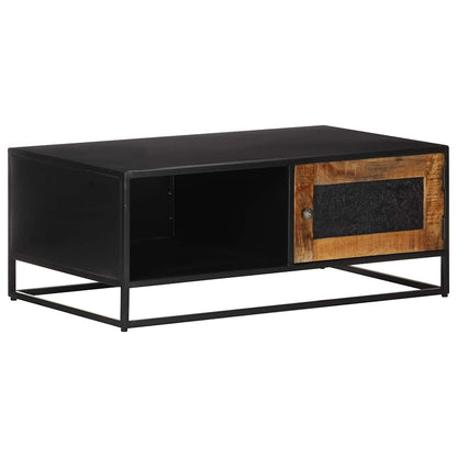 323149 vidaXL Coffee Table 90x50x35 cm Rough Mango Wood
