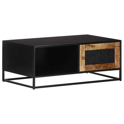 323149 vidaXL Coffee Table 90x50x35 cm Rough Mango Wood