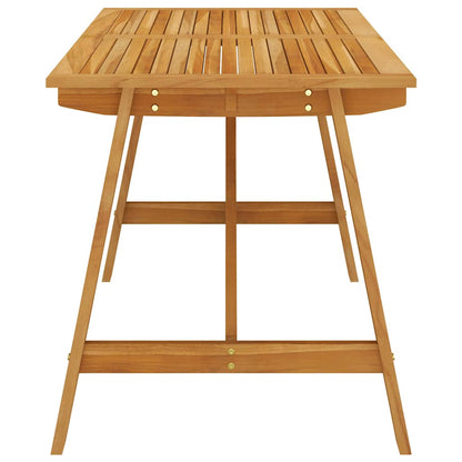 312406 vidaXL Garden Dining Table 140x70x73,5 cm Solid Acacia Wood