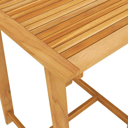 312408 vidaXL Garden Bar Table 70x70x104 cm Solid Acacia Wood