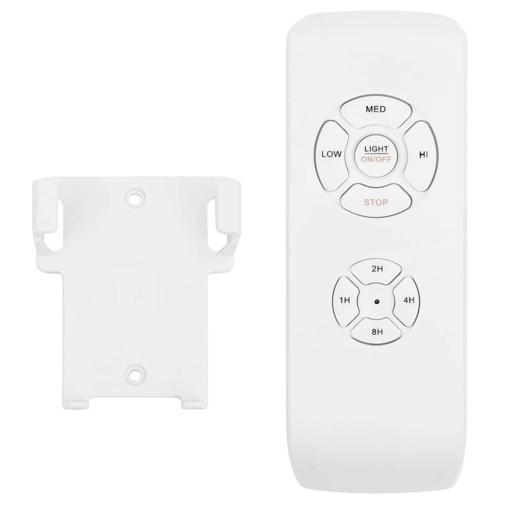 vidaXL Ceiling Fan with Light and Remote Control 108 cm Dark Brown