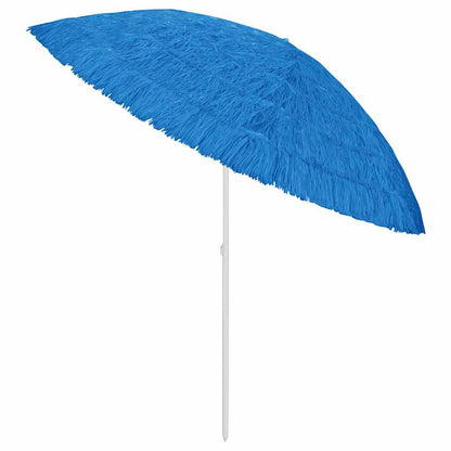 314696 vidaXL Hawaii Beach Parasol Blue 300 cm