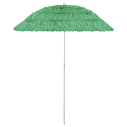 vidaXL Hawaii Beach Parasol | Green | Polyester | Medium | Tiltable