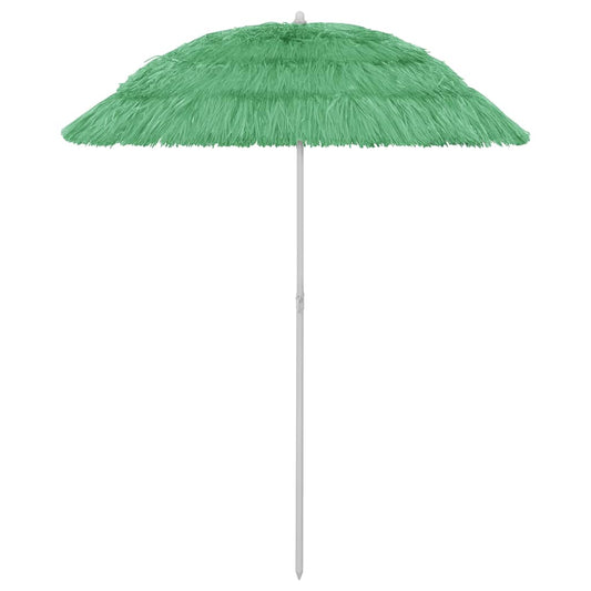 vidaXL Hawaii Beach Parasol Green 180 cm