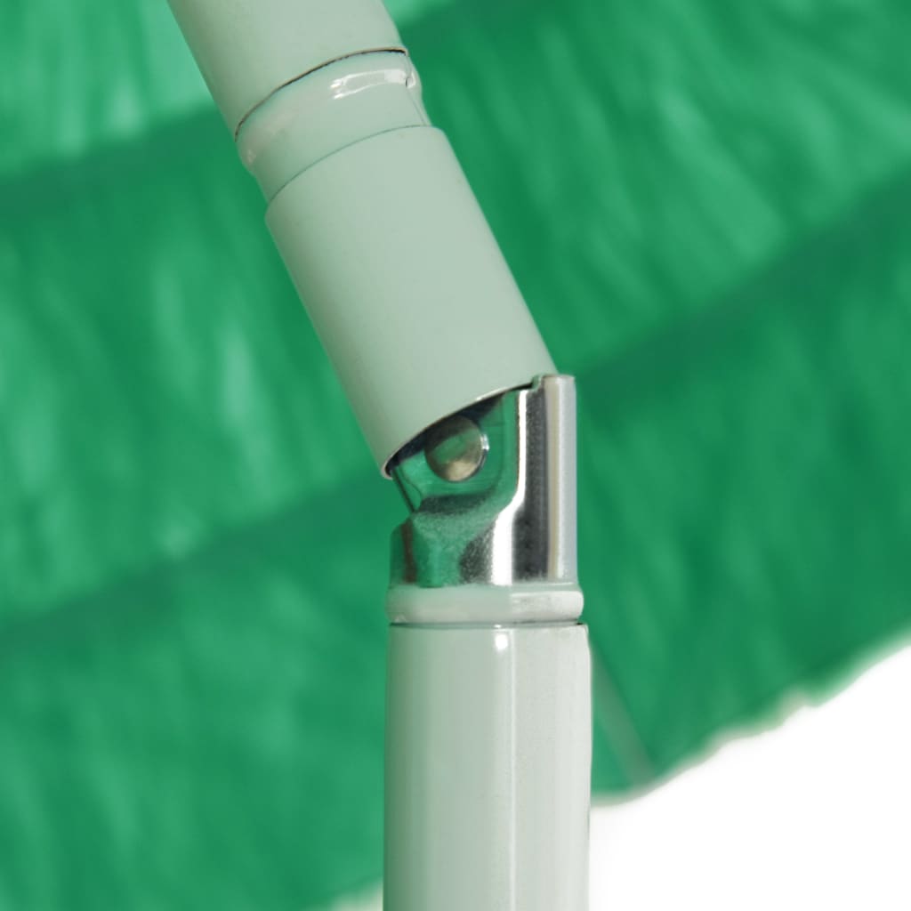 vidaXL Hawaii Beach Parasol | Green | Polyester | Medium | Tiltable