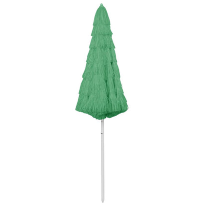 vidaXL Hawaii Beach Parasol Green 300 cm