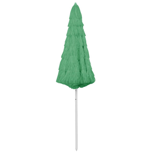 vidaXL Hawaii Beach Parasol Green 300 cm