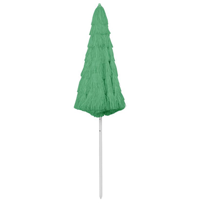 314699 vidaXL Hawaii Beach Parasol Green 300 cm