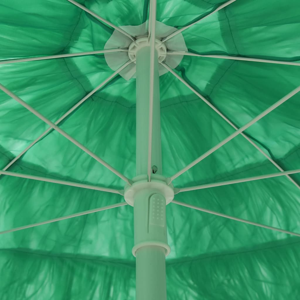 vidaXL Hawaii Beach Parasol Green 300 cm
