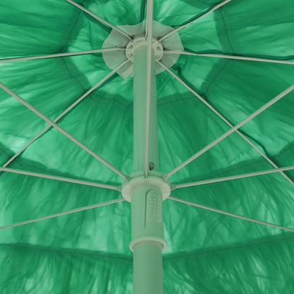 vidaXL Hawaii Beach Parasol Green 300 cm